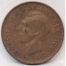 AUSTRALIA 1951 . ONE 1 PENNY . VARIETY . DOUBLE DATE STAMPING